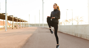 photo - woman exercising during hormonal cycle